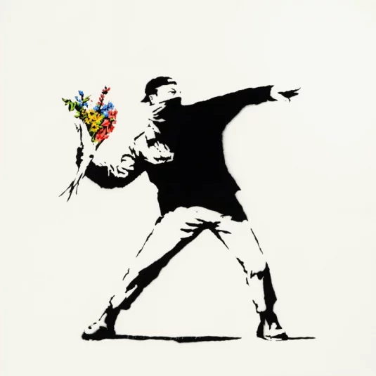 Banksy - Love is in the Air