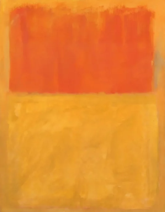 Mark Rothko -Orange and Tan - 1954